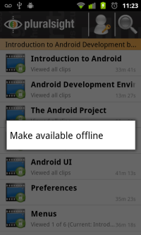 Android screen 1 Android screen 1